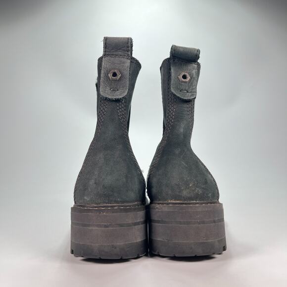 Timberland Courmayeur Valley Black Suede Chelsea Boots A1J66 Women’s Size 8 - Picture 5 of 10